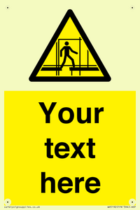 Custom Scaffold Incomplete Sign